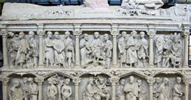 Sarcophagus of Julius Bassus: Romanesque Grandeur and Intricate Symbolism Embodied!